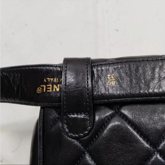 Chanel Leather Waist Bag Black - Picture 8 of 14